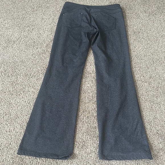 Athleta Medium Tall Gray Flared Pants - Picture 6 of 8